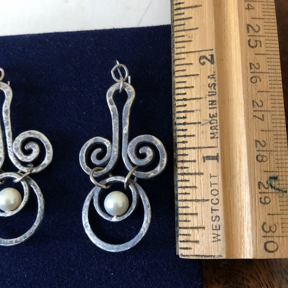 Vintage New Avon Swirlcraft Pierced Earrings - Picture 9 of 16